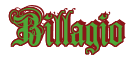 Rendering "Billagio" using Anglican