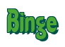 Rendering "Binge" using Callimarker