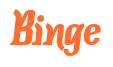 Rendering "Binge" using Color Bar