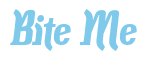 Rendering "Bite Me" using Color Bar