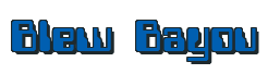 Rendering "Blew Bayou" using Computer Font