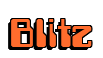 Rendering "Blitz" using Computer Font