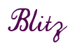 Rendering "Blitz" using Commercial Script