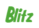 Rendering "Blitz" using Big Nib