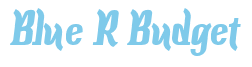 Rendering "Blue R Budget" using Color Bar