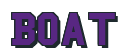 Rendering "Boat" using College