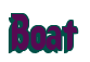 Rendering "Boat" using Callimarker