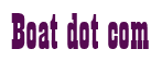 Rendering "Boat dot com" using Bill Board