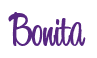 Rendering "Bonita" using Bean Sprout