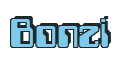 Rendering "Bonzi" using Computer Font