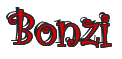 Rendering "Bonzi" using Curlz