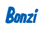 Rendering "Bonzi" using Big Nib