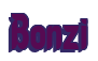 Rendering "Bonzi" using Callimarker