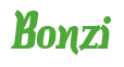 Rendering "Bonzi" using Color Bar