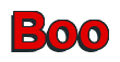 Rendering "Boo" using Arial Bold