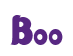 Rendering "Boo" using Candy Store