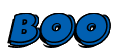 Rendering "Boo" using Comic Strip