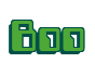 Rendering "Boo" using Computer Font