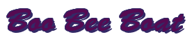Rendering "Boo Bee Boat" using Brush Script