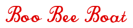 Rendering "Boo Bee Boat" using Commercial Script