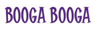 Rendering "Booga booga" using Cooper Latin
