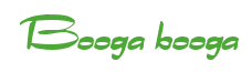 Rendering "Booga booga" using Dragon Wish