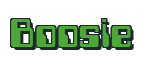 Rendering "Boosie" using Computer Font