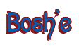 Rendering "Bosh'e" using Agatha