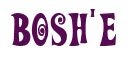 Rendering "Bosh'e" using ActionIs