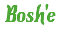 Rendering "Bosh'e" using Color Bar