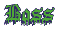 Rendering "Boss" using Dracula Blood