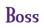 Rendering "Boss" using Credit River
