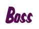 Rendering "Boss" using Big Nib