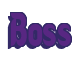 Rendering "Boss" using Callimarker