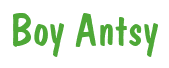 Rendering "Boy Antsy" using Dom Casual