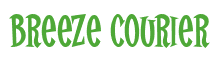 Rendering "Breeze Courier" using Cooper Latin