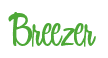 Rendering "Breezer" using Bean Sprout