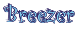 Rendering "Breezer" using Curlz