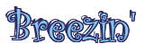 Rendering "Breezin'" using Curlz