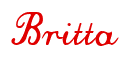Rendering "Britta" using Commercial Script
