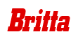 Rendering "Britta" using Boroughs