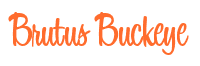 Rendering "Brutus Buckeye" using Bean Sprout
