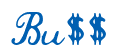 Rendering "Bu$$" using Commercial Script