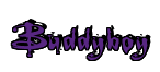 Rendering "Buddyboy" using Buffied