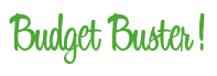Rendering "Budget Buster !" using Bean Sprout