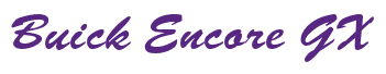 Rendering "Buick Encore GX" using Brush Script