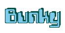 Rendering "Bunky" using Computer Font