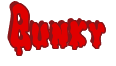 Rendering "Bunky" using Drippy Goo