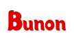 Rendering "Bunon" using Candy Store