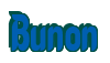 Rendering "Bunon" using Callimarker